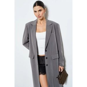 Parisian inspired oversized blazer jacket